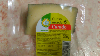 Queso mezcla curado Auchan