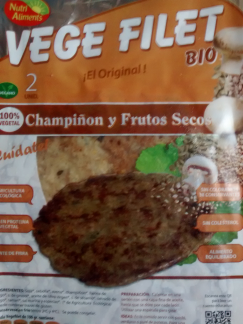 vege filete de champiñones y frutos secos