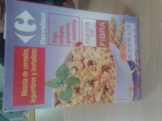 Mezcla de cereales, legumbres y hortalizas Carrefour