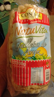 galletas de arroz NatuVita