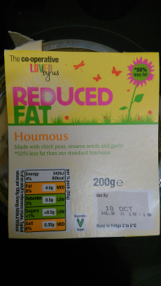 Houmous Cooperative Reduced Fat