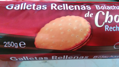 Galletas rellenas de chocolate Covirán