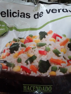 arroz verduras congelado hacendado