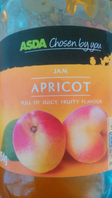 Apricot jam Asda