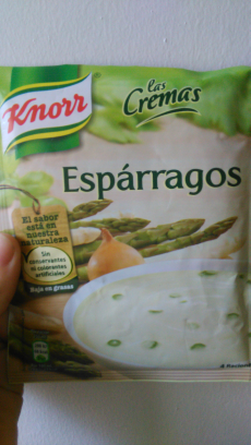 Crema de espárragos Knorr