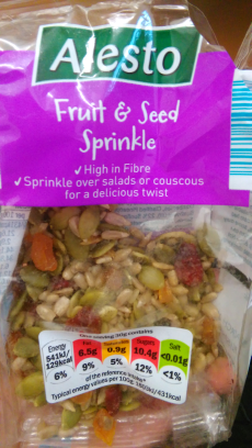 Fruit and seed sprinkle