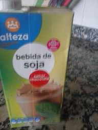 Bebida de soja sabor chocolate Alteza