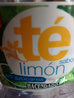 refresco té limón hacendado