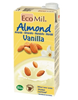 Leche de almendra sabor vainilla EcoMil 