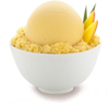 Helado sabor mango 