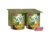 Yogur de soja sabor Papaya y Naranja Kalise 