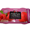 Postre de fruta Fresa y Frambuesa con Frutos rojos 