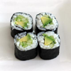 Sushi de aguacate y pepino