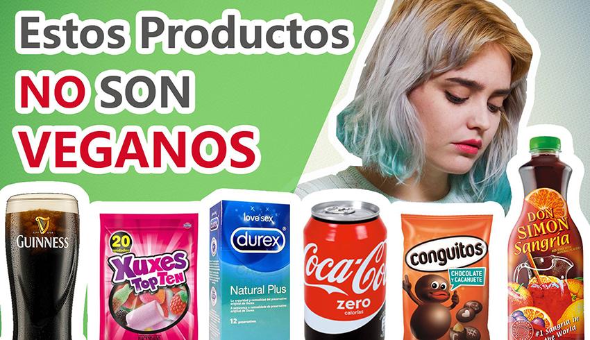 Productos que parecen veganos pero que no lo son