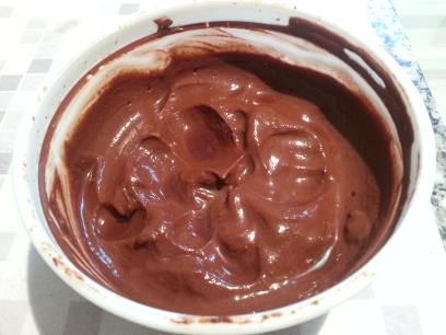 Raw chocolate icing