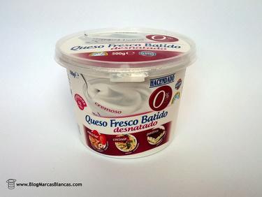 Salsa de queso fresco batido desnatado 0%