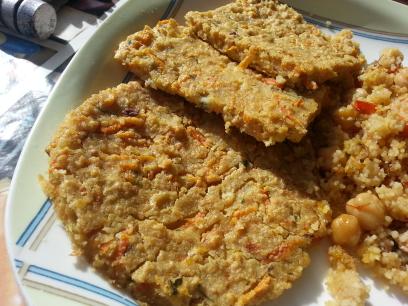 Tortitas de avena y zanahoria