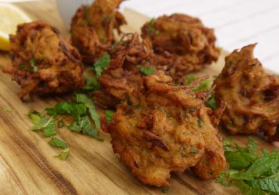 Cebolla frita Bhaji