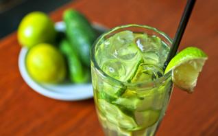 Limonada de pepino