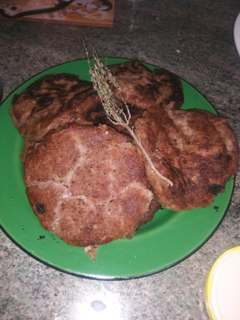 Hamburguesas de Quinoa y judías negras.