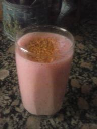 Batido fresa y plátano