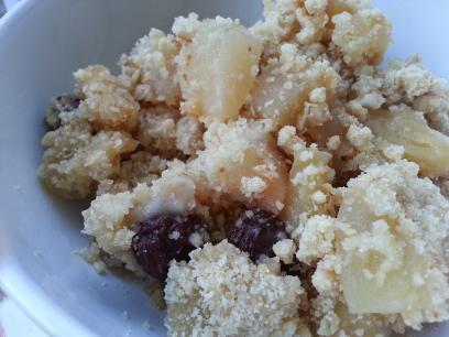 Crumble de manzana