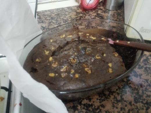 Bizcocho vegano de chocolate