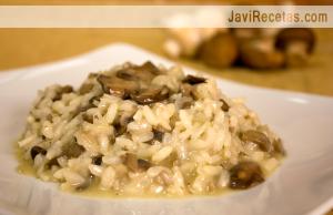 Risotto con setas