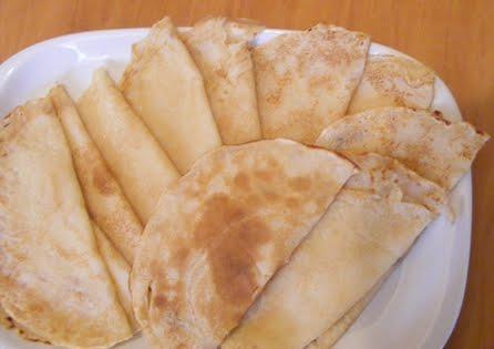 Masa para crepes sin huevo