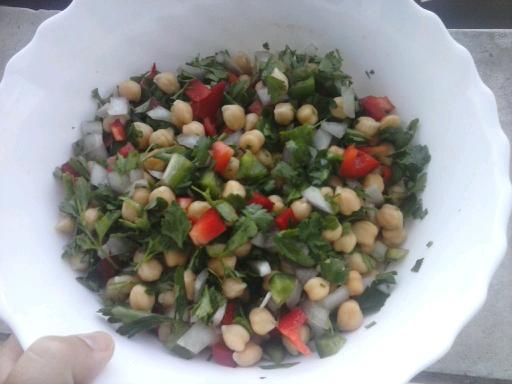 Ensalada de garbanzos