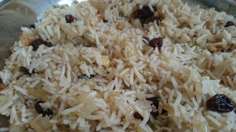 BASMATI CON PASAS Y NUECES