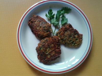 Pakoras de espinaca y cebolla