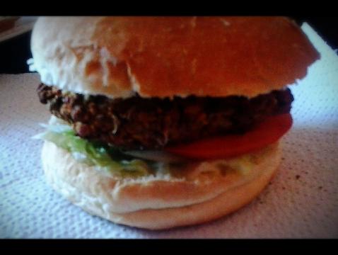 Hamburguesas de lentejas, sésamo y alga nori