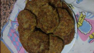 hamburguesas de arroz y lentejas