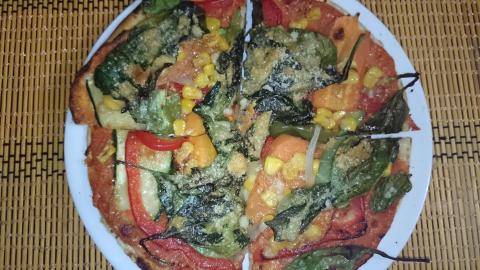 Pizza de verduras