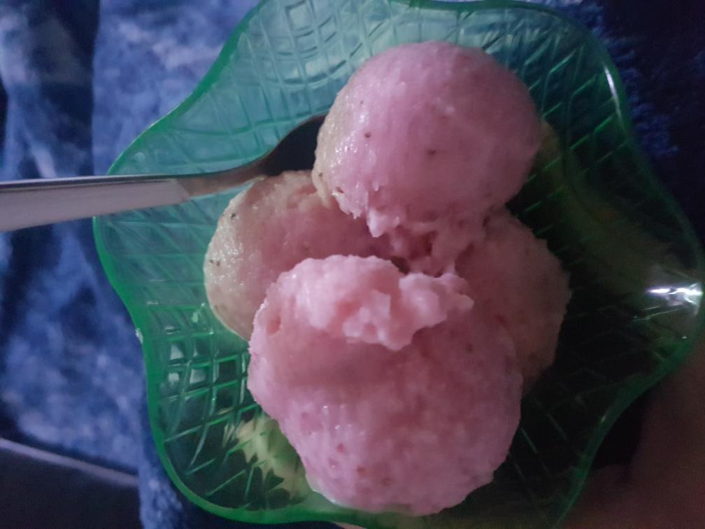 Helado de Fresa Vegano