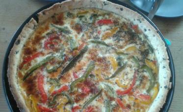 Quiche de pimientos