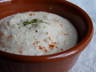 Hummus de alubias blancas