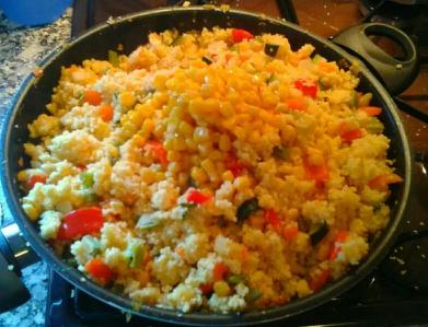 Cuscús con Verduras al Curry