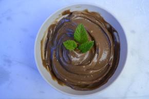 Mousse de aguacate y cacao