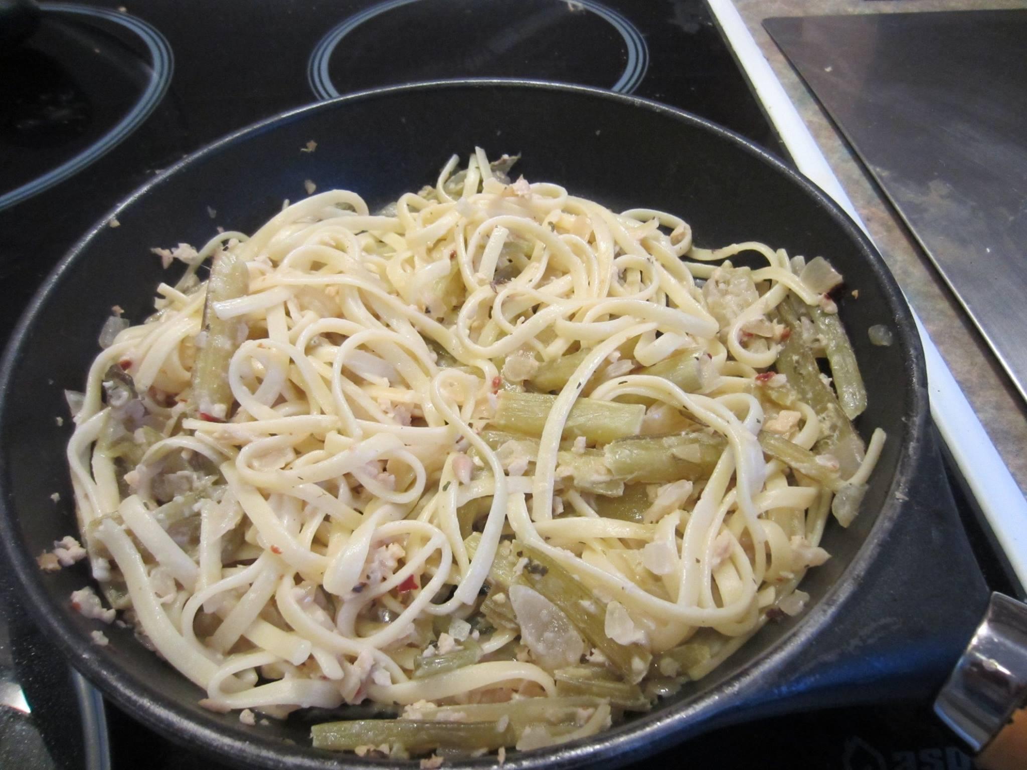 Tallarines carbonara