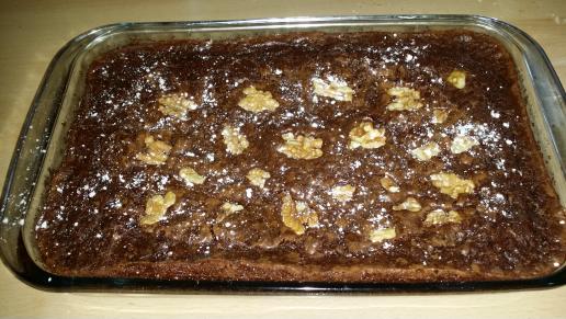 Brownie vegano