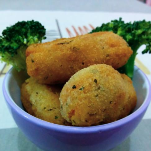 Croquetas de boniato y champiñones