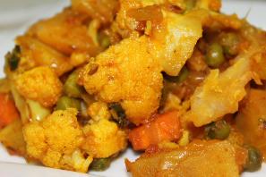 Aloo Gobi - Patatas con coliflor y especias