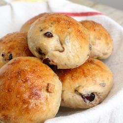 Tea cakes (bollos) con pasas