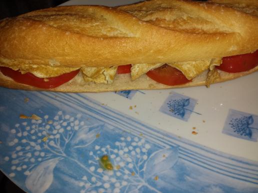 Bocadillo de tofu