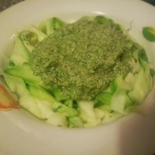 Salsa pesto de brócoli