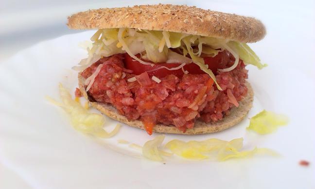 Hamburguesa de arroz