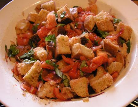 Panzanella (ensalada con pan)