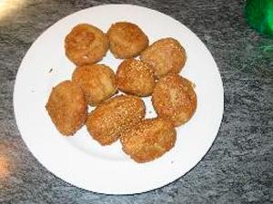 Croquetas de cereales y legumbres